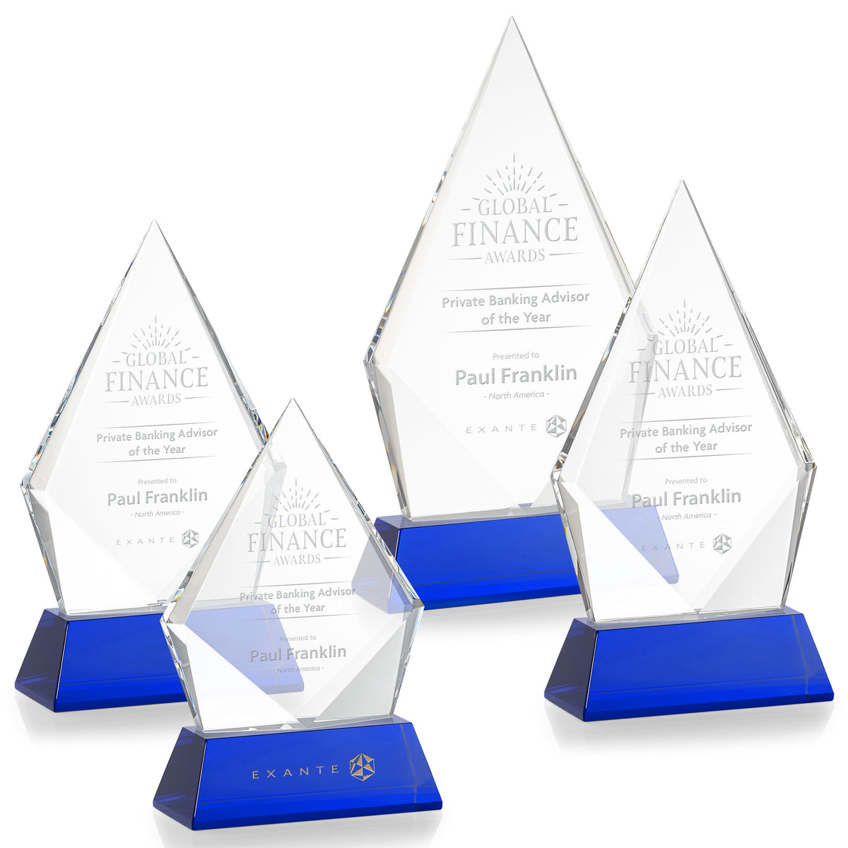Shelton Award on Newhaven Base - Blue