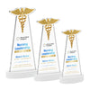 Caduceus VividPrint™ Award on Alberton Base