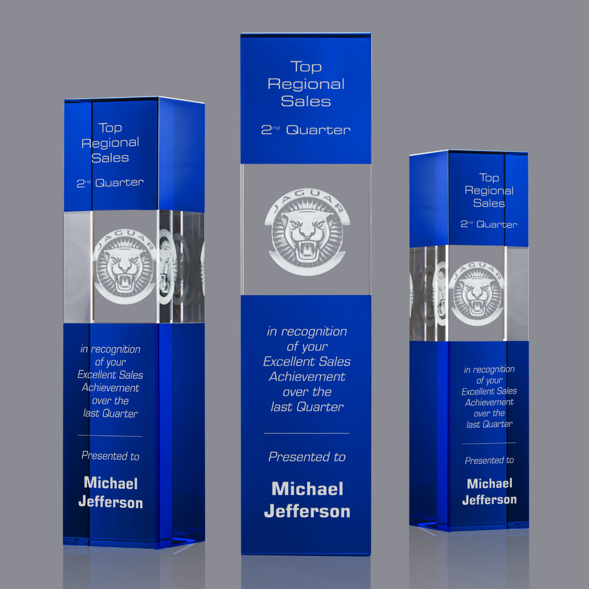 Araceli Tower 3D Award - Blue