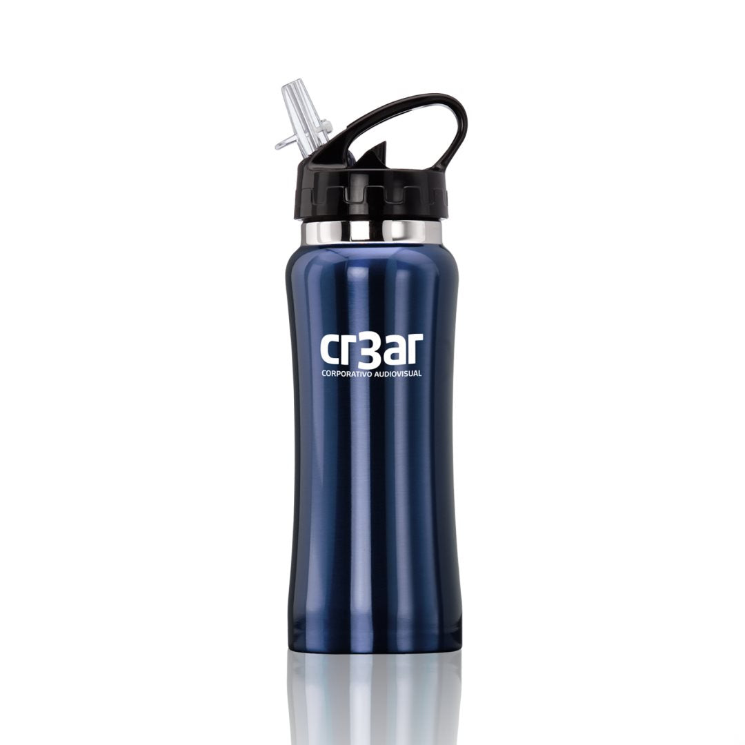 Clear Spout Bottle - 16oz — Blue — D757BL