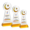 Crescent & Star VividPrint™ Award on Hartford Base