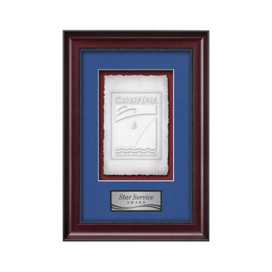Caprera Cast Paper Framed Award