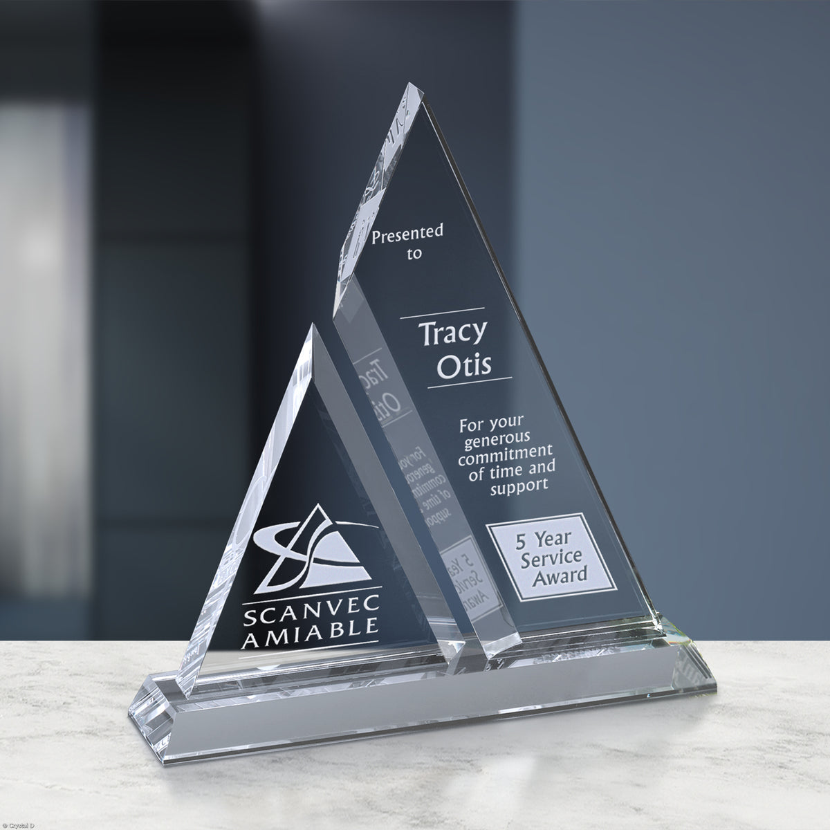 Aztec Award 9" - Crystal D