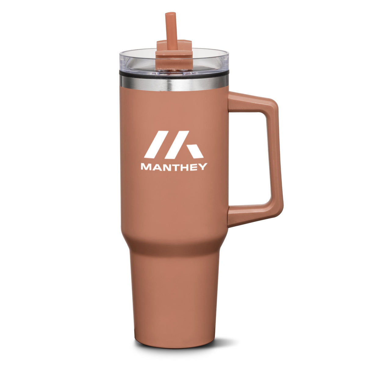 Benidorm Handle Travel Mug w/Straw - 40oz