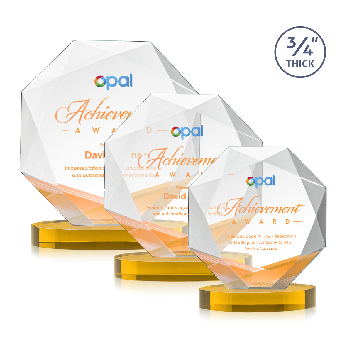 Bradford VividPrint™ Award on Alberton Base