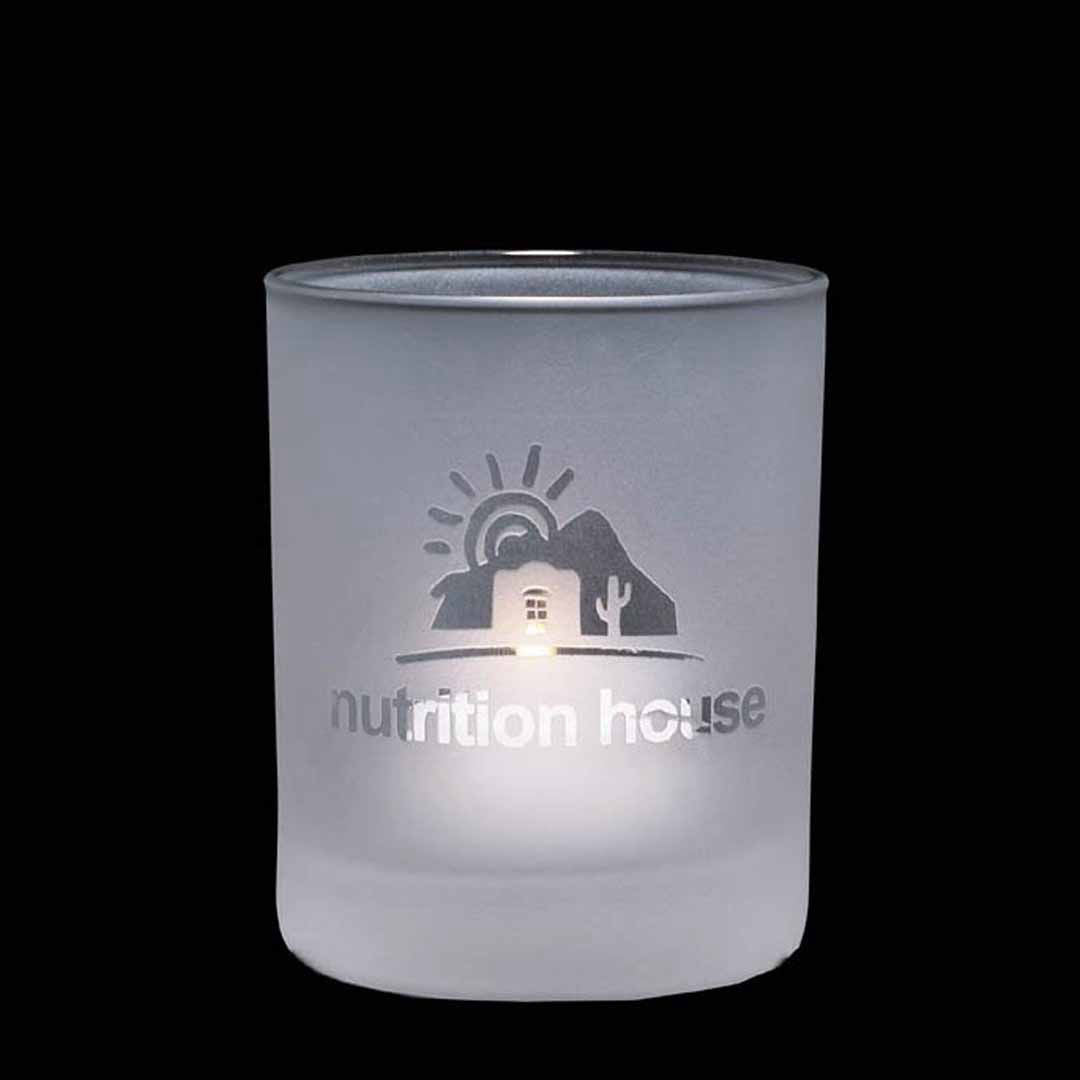 Evaton Frosted Candleholder