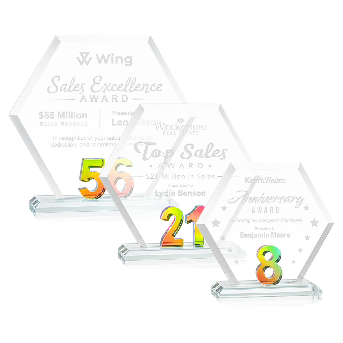 Riviera Milestone Award - Prismatic