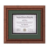 Terrene Artisan Paper Certificate Framed Award