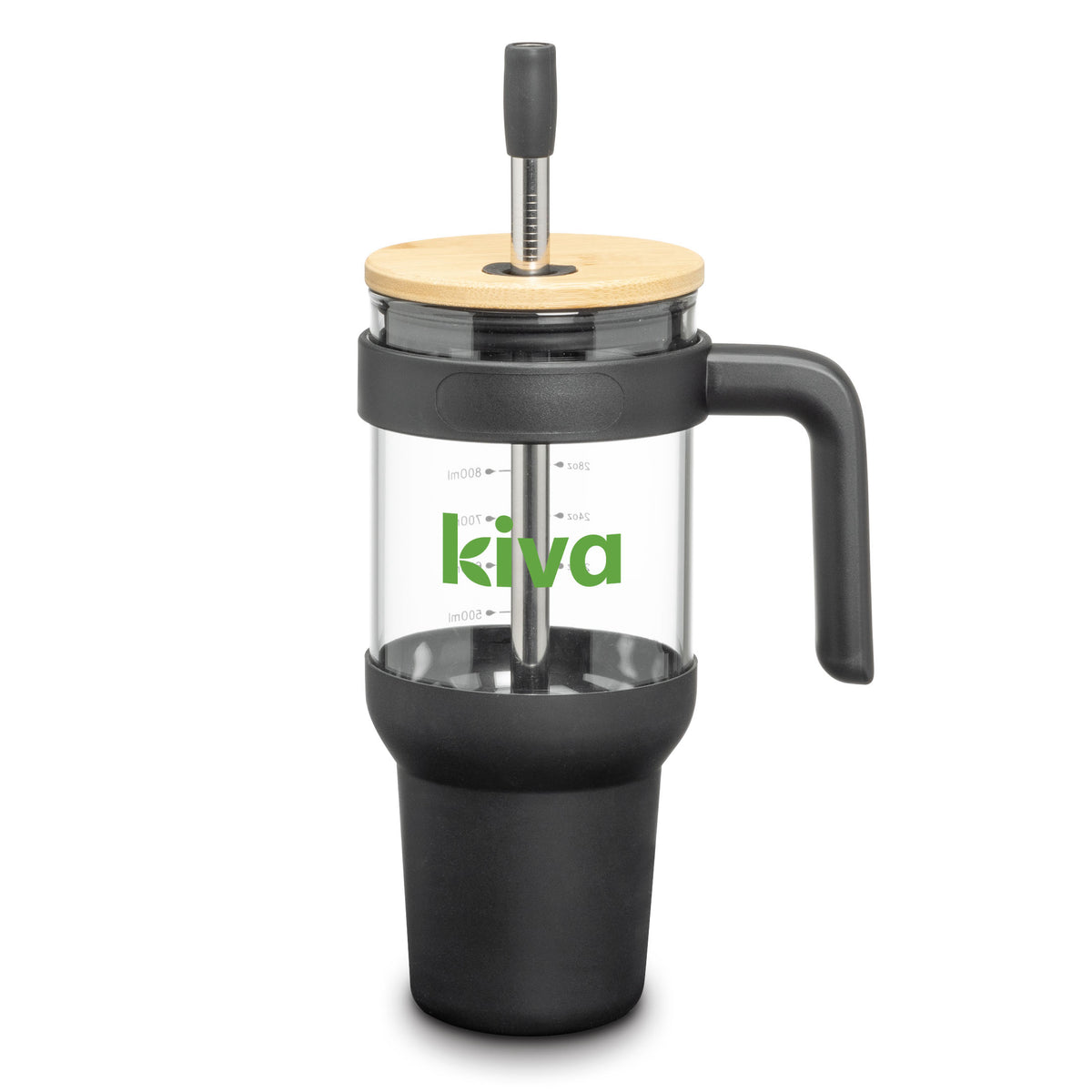 Lanai Glass Travel Mug w/Straw - 40oz