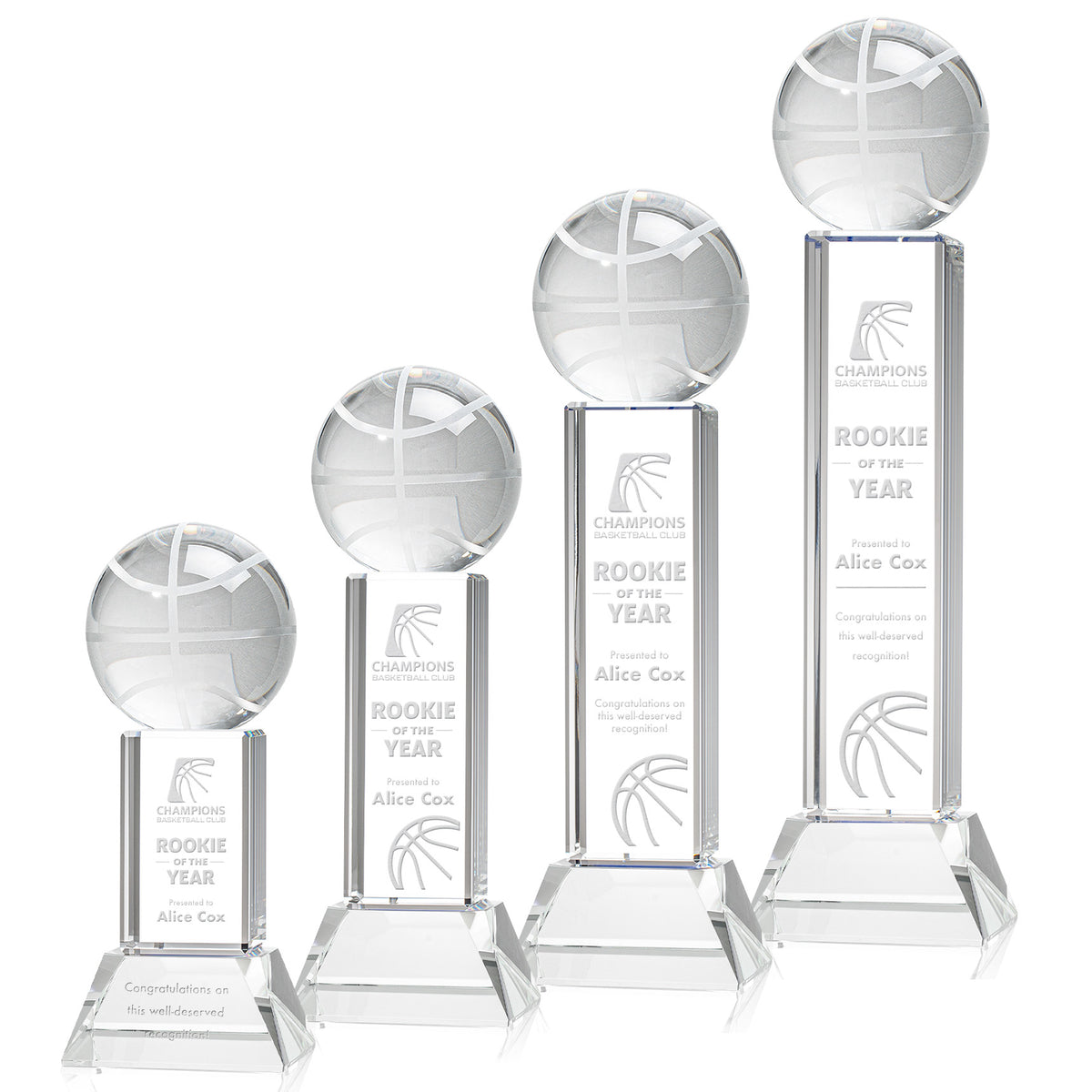 Basketball Award on Stowe Base