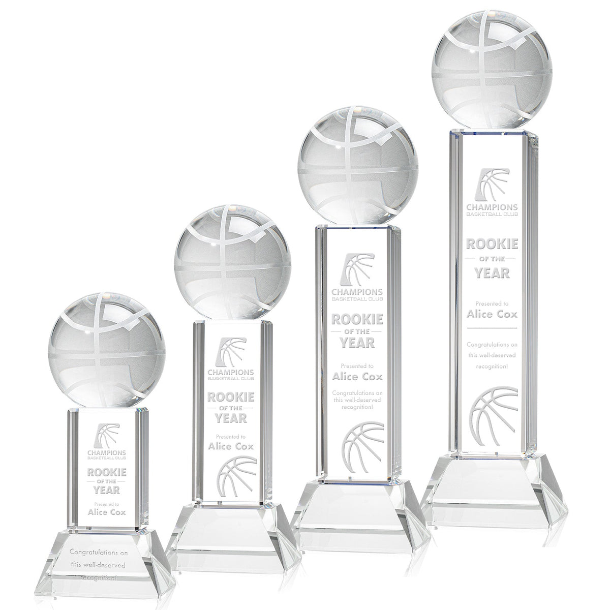 Basketball Award on Stowe Base