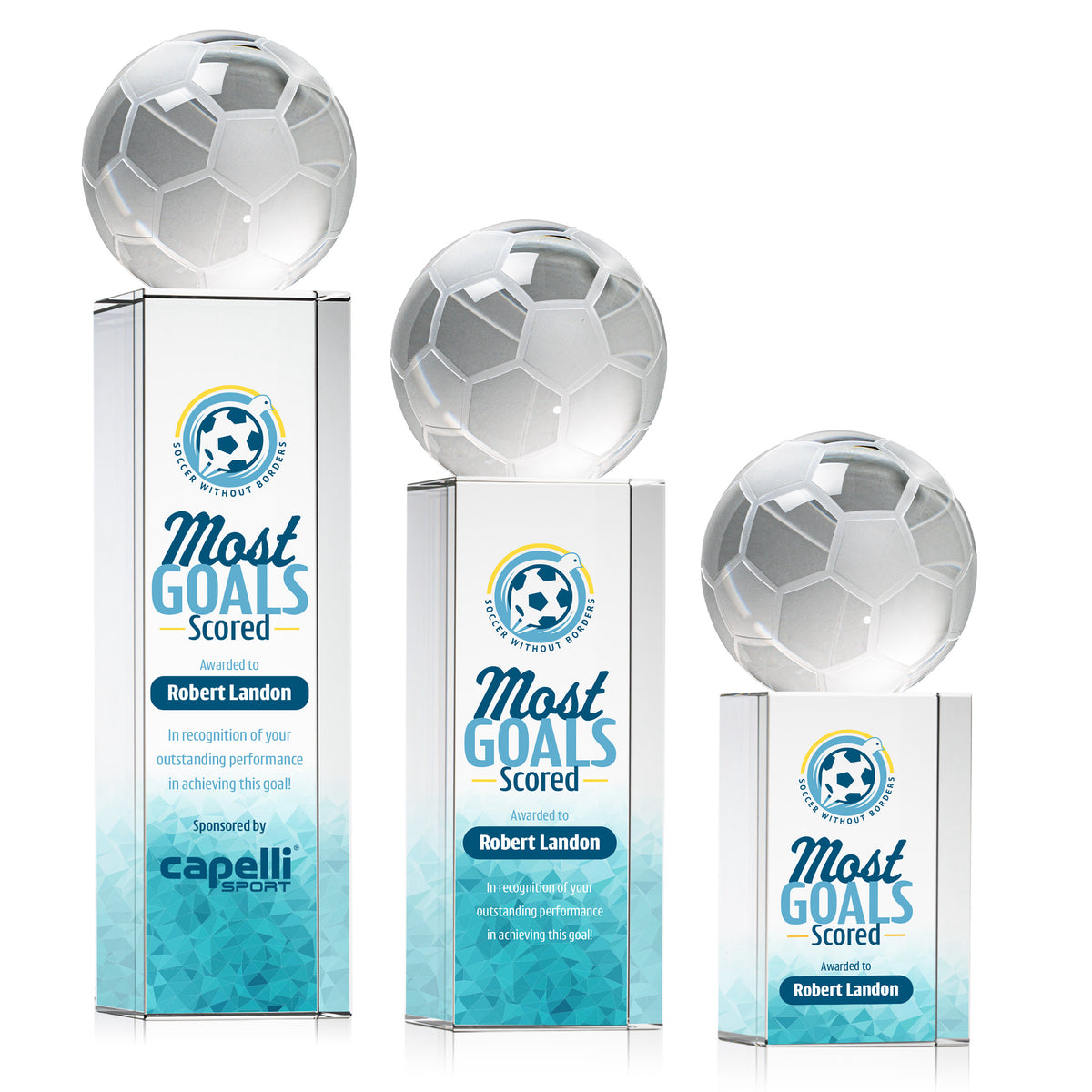 Soccer Ball VividPrint™ Award on Dakota