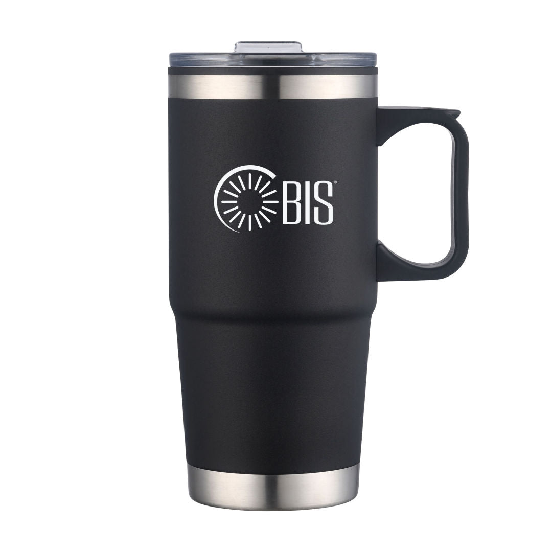 Lilium Double Wall Travel Mug - 24oz — Black — D274-PD-BK