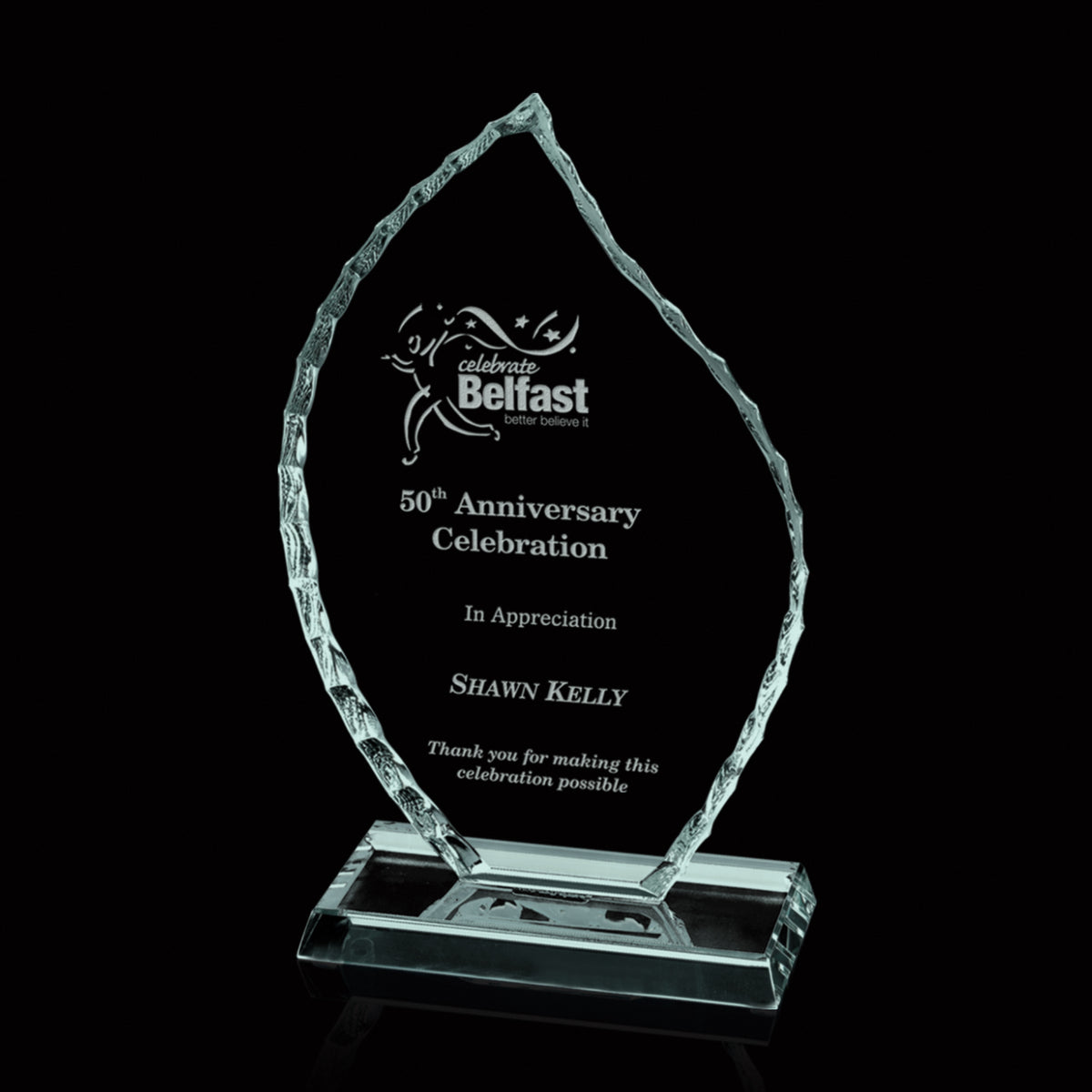 Iceberg Flame Award - Jade