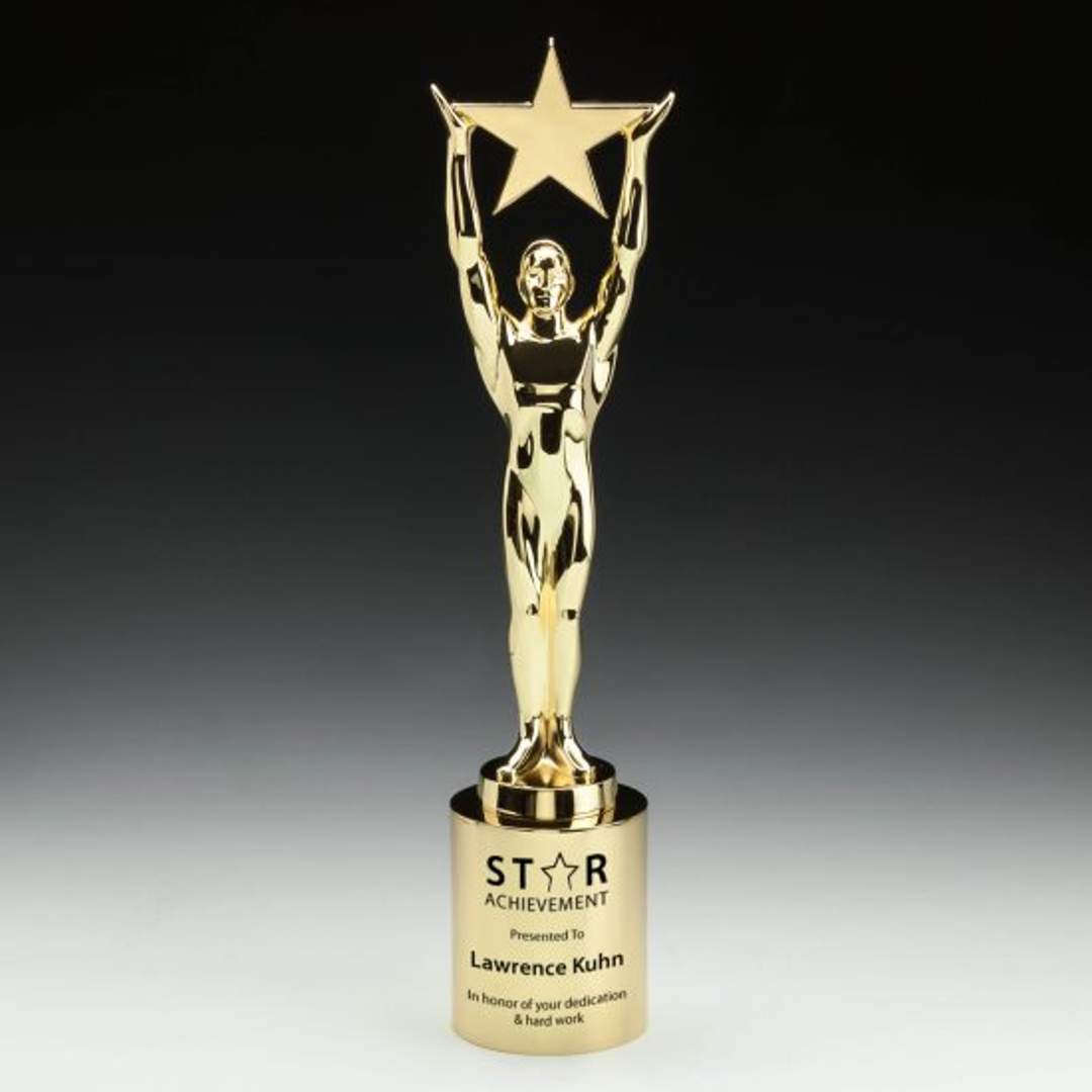 Star Achievement Award on Cylinder
