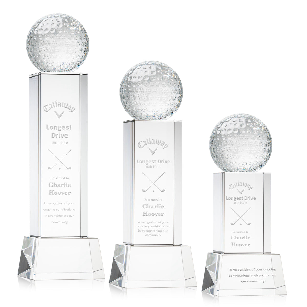 Golf Ball Award on Belcroft Base