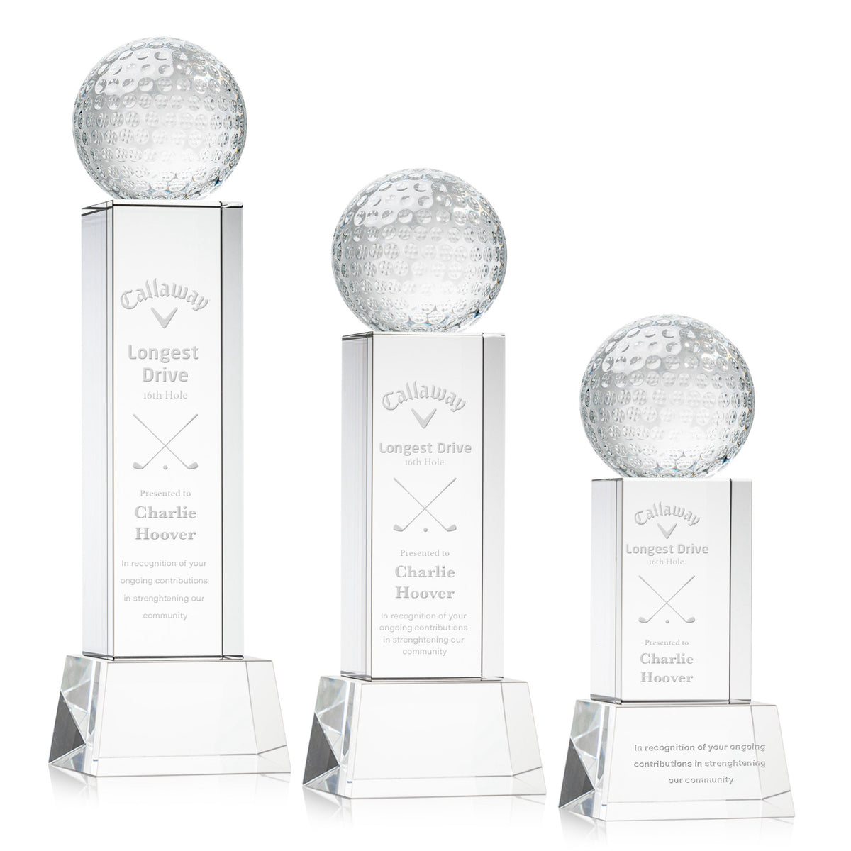Golf Ball Award on Belcroft Base