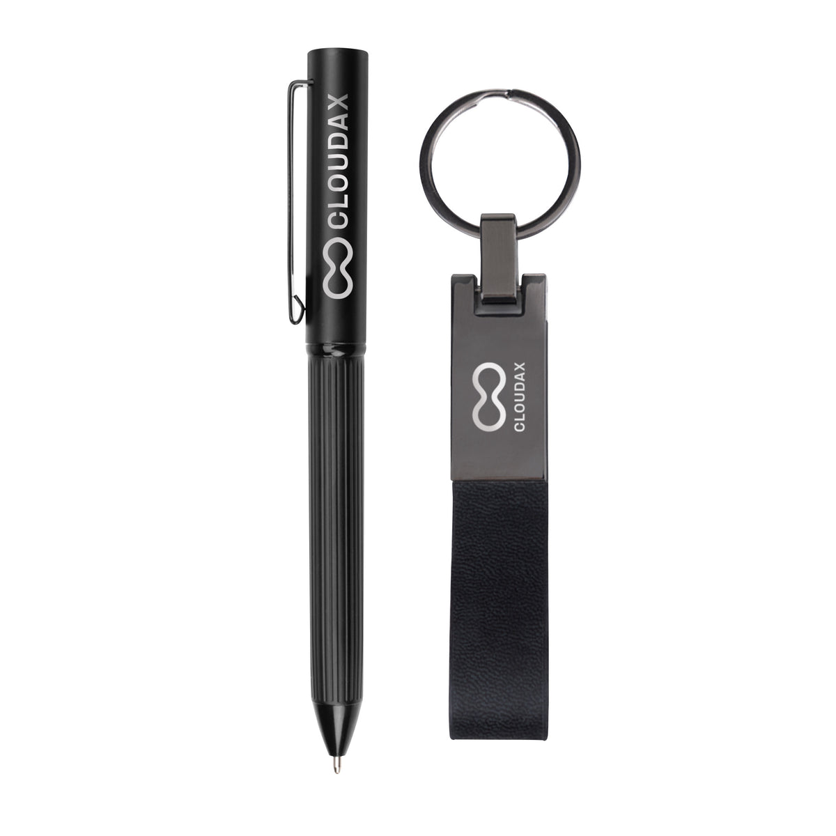 Blamont Twist Ballpoint Pen & Key Ring Gift Set