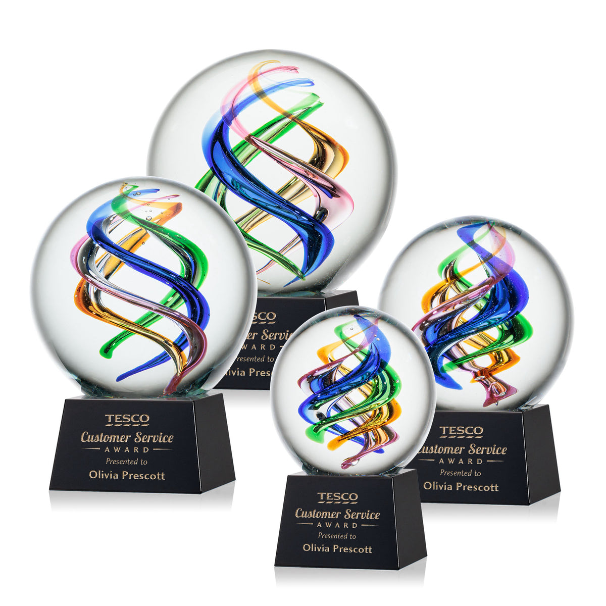 Galileo Award on Robson Base - Black