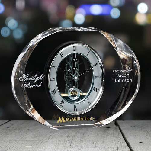 Baldwin Clock 6" H