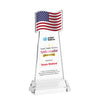 Flag VividPrint™ Award on Hartford Base