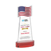 Flag VividPrint™ Award on Alberton Base