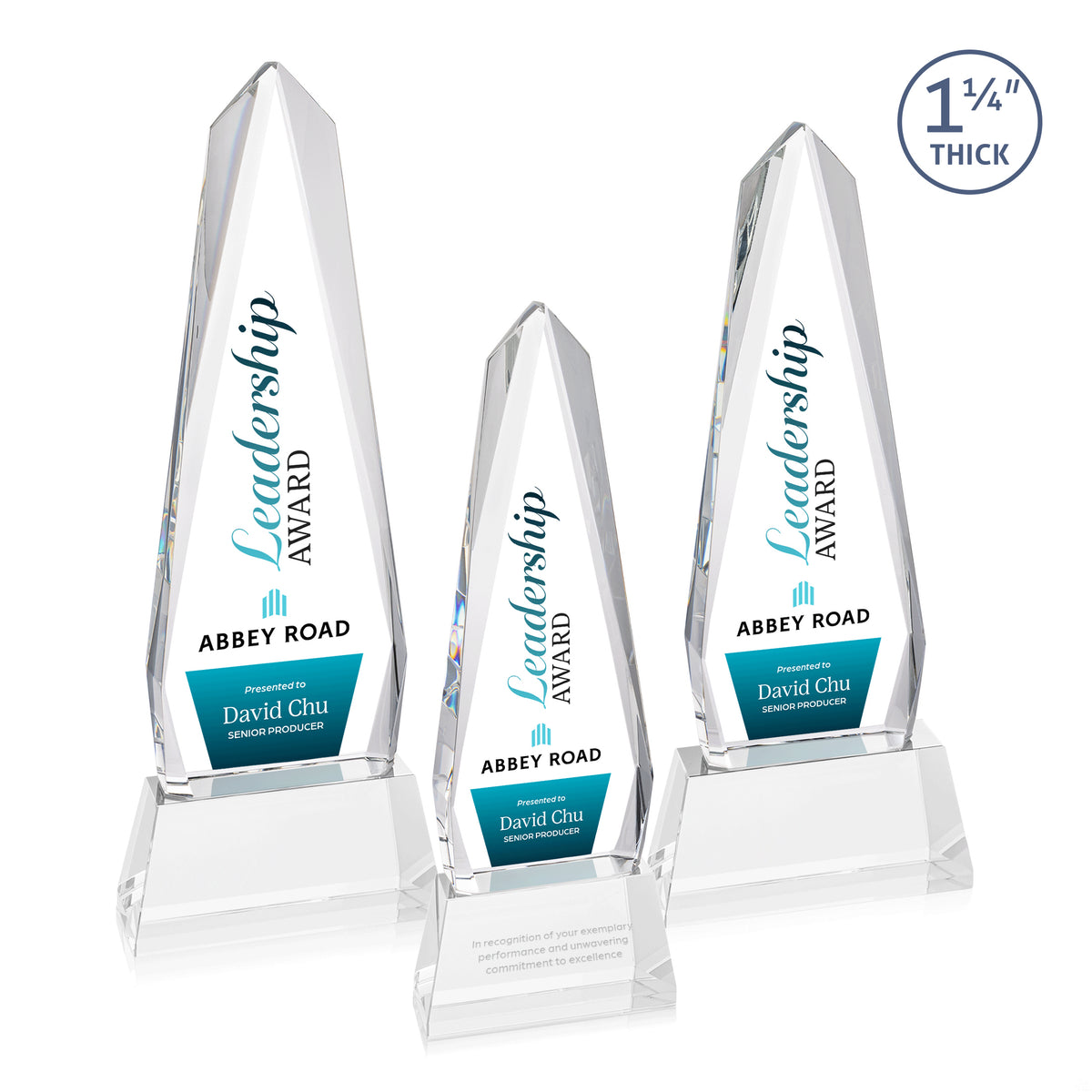 Cheswick VividPrint™ Award on Entwhistle Base