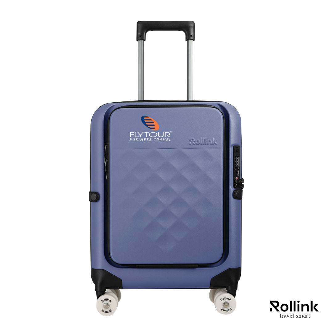 Rollink® Flex 360 21" Spinner Pro Carry On Luggage – Blue Indigo