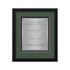 Primrose Certificate TexEtch Framed Award