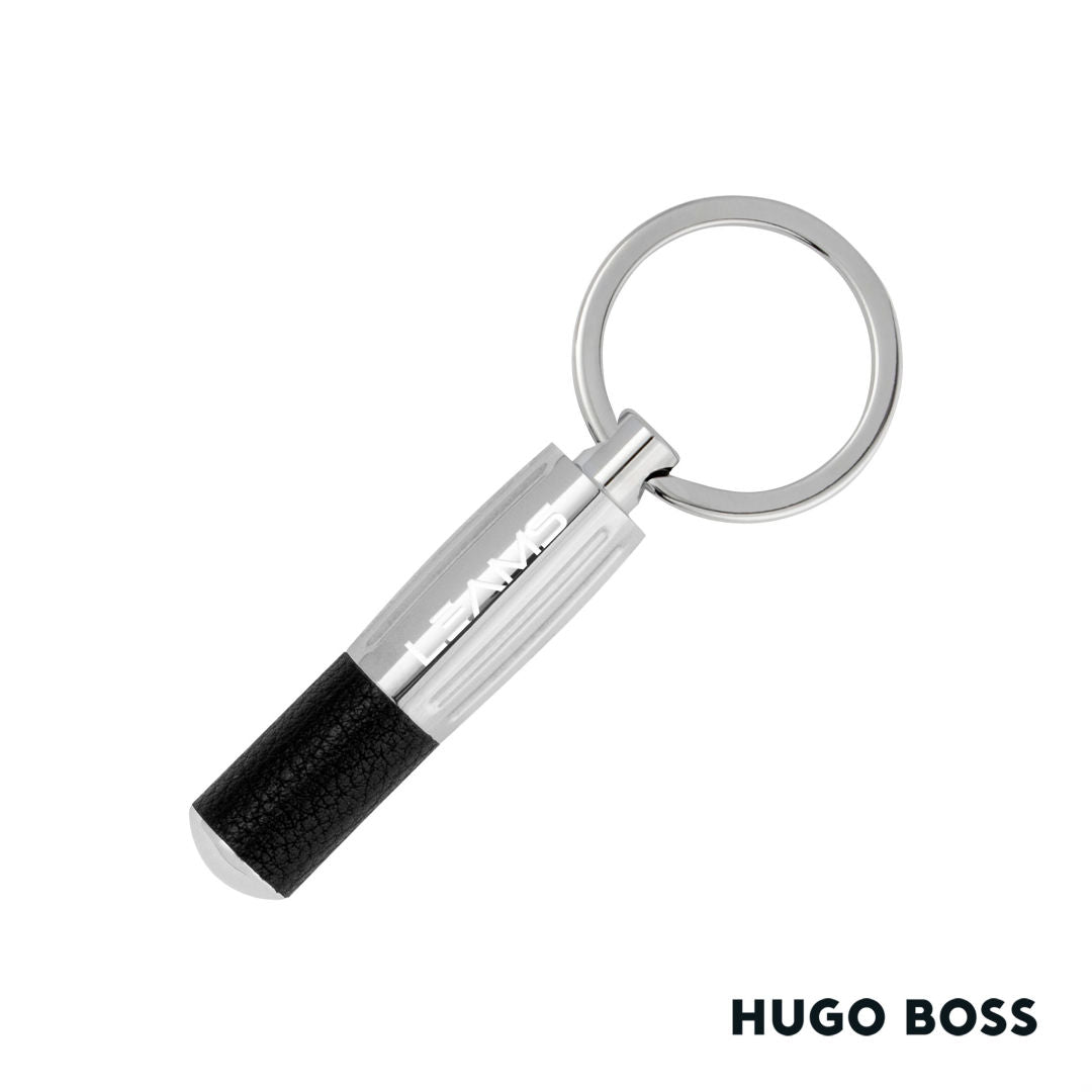 Hugo Boss® Pure Iconic Key Ring – Black