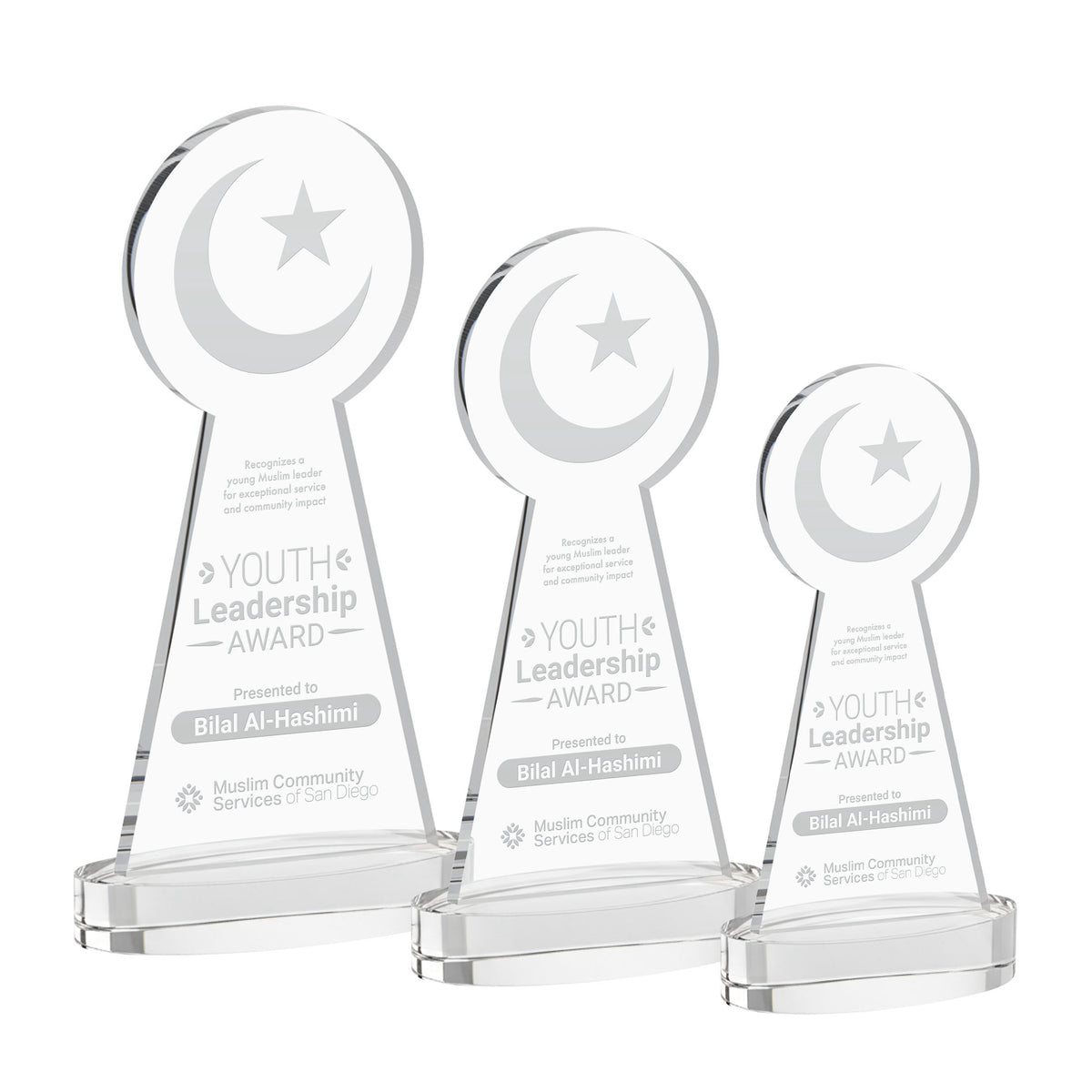 Crescent & Star Award on Alberton Base