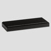 Beveled Black Glass Award Base — Shape and Dimensions
