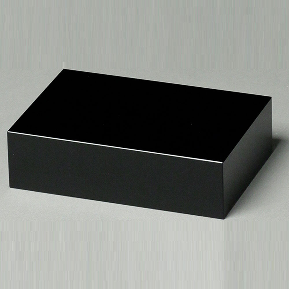 Black Glass Base 5-1/2" - Crystal D