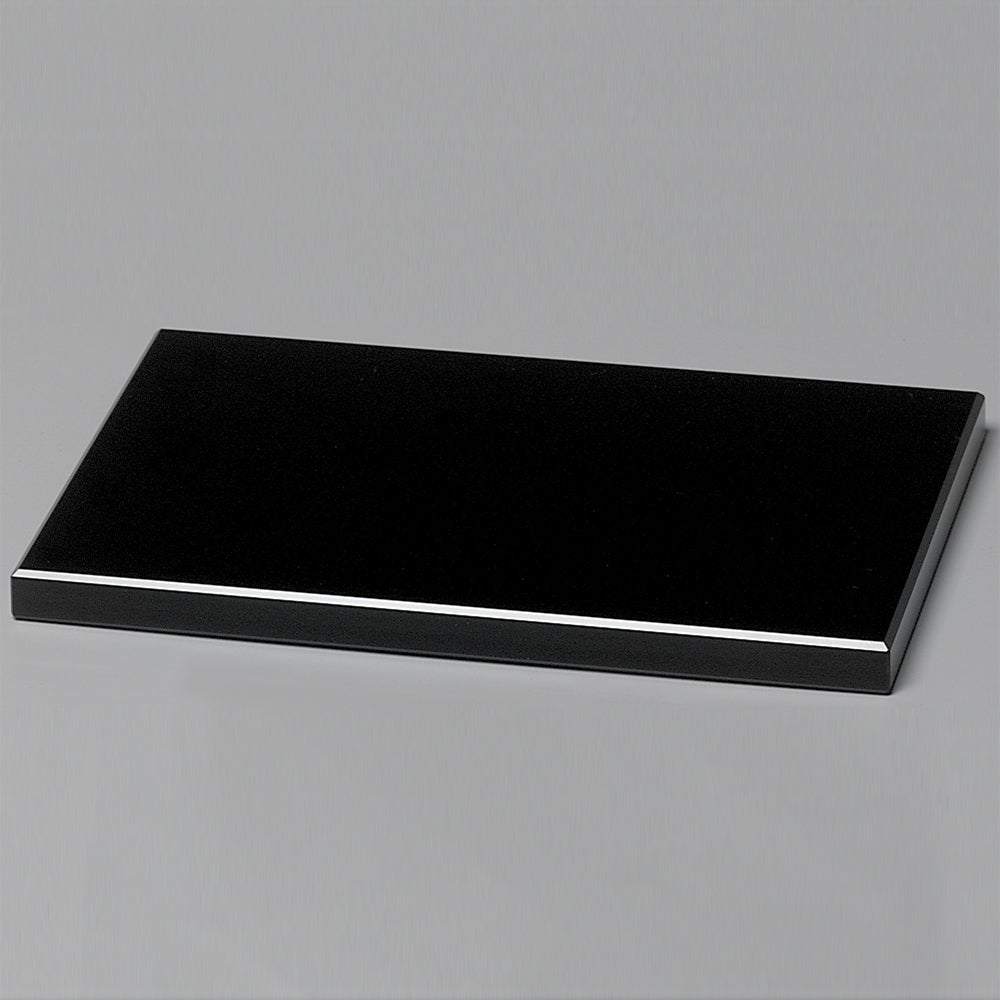 Black Glass Base 6" - Crystal D