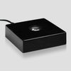Black Piano Finish Lighted Square Base — Size Options