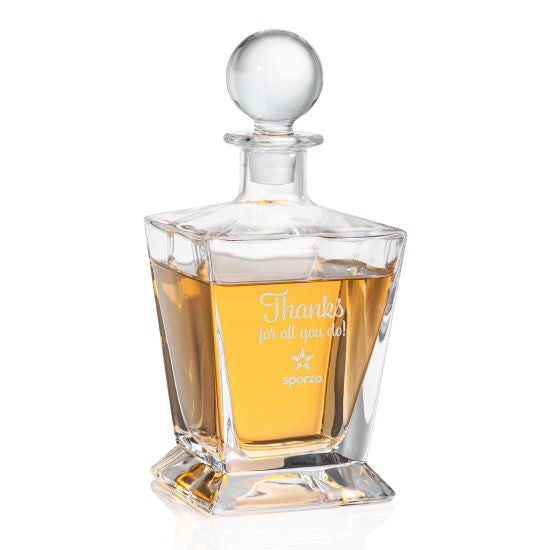 Millwood Decanter & Lid personalized decanter