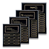 Black / Gold / 12 Plates