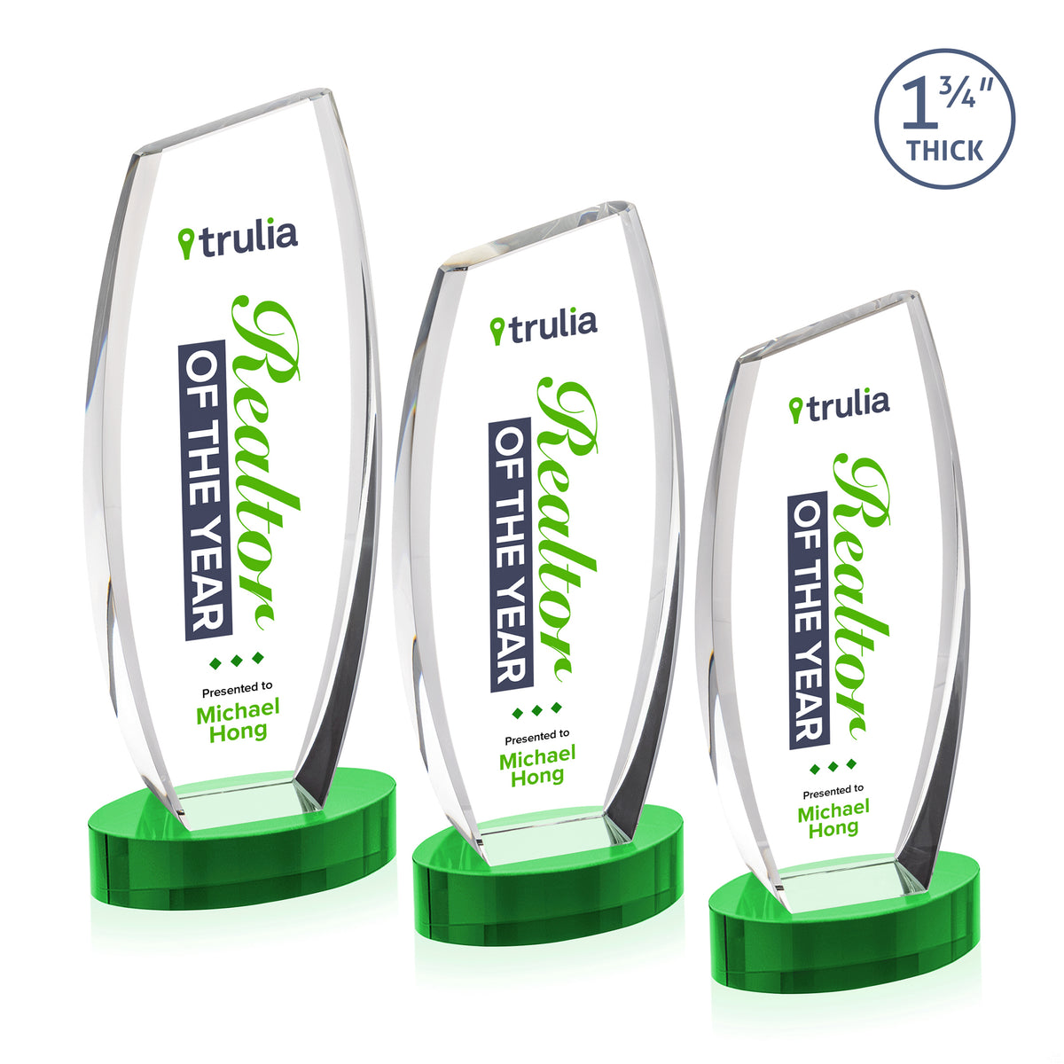 Colorado VividPrint™ Award on Base - Green