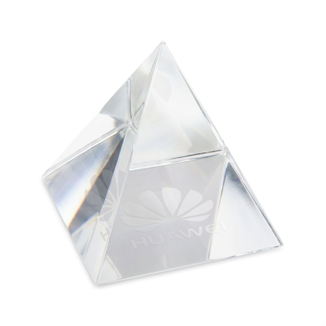 Optical Pyramid Award – 3" x 3.25" x 3"