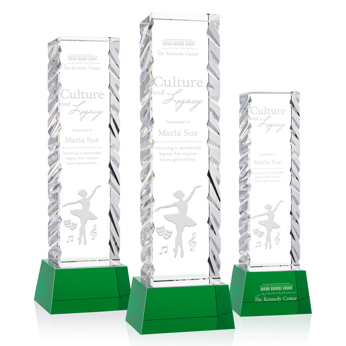 Arezzo Award on Base - Green
