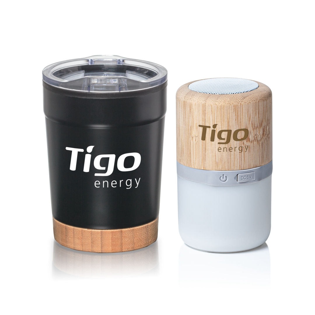 Eduardo Tumbler & Speaker Gift Set — Black — G557-269-BK