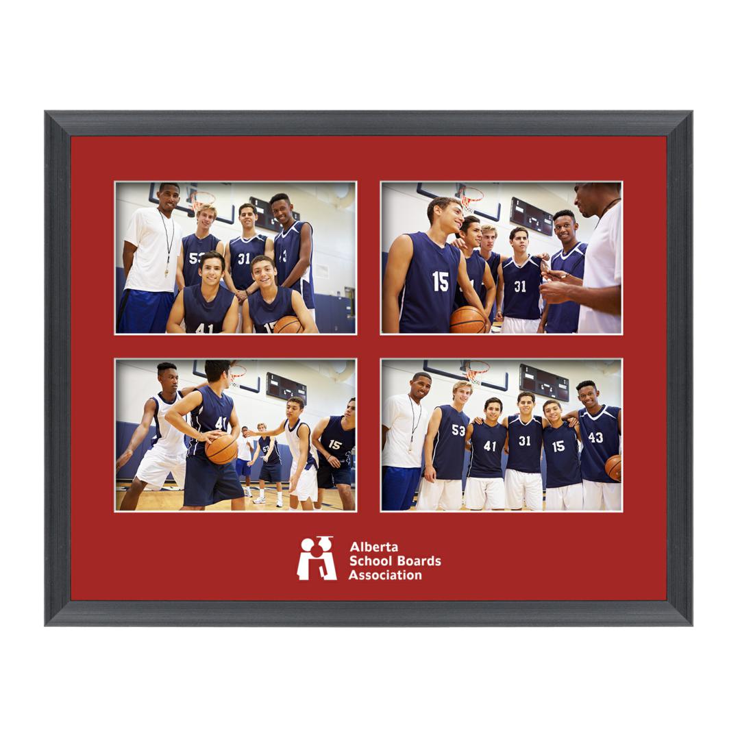 Beatty 4 Picture Frame – Riviera Red