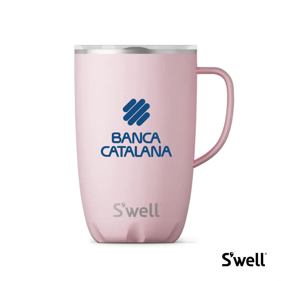 S'well® Mug - 16oz — Pink Topaz — SWL019-PT