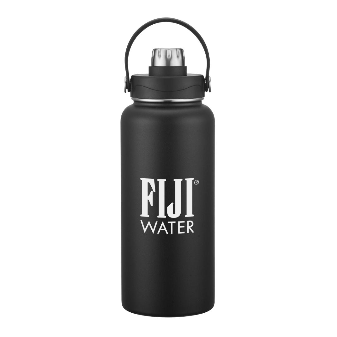 Besiana Vacuum Water Bottle w/ Copper Lining - 34oz — Black — D306-BK