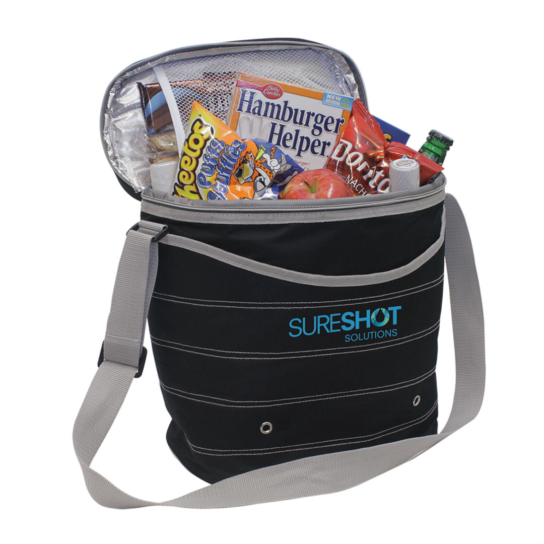 Zebra Cooler Bag – Black