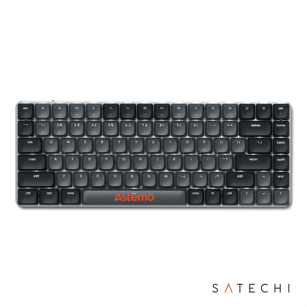 SATECHI® SM1 Slim Mechanical Backlit Bluetooth Keyboard – Black