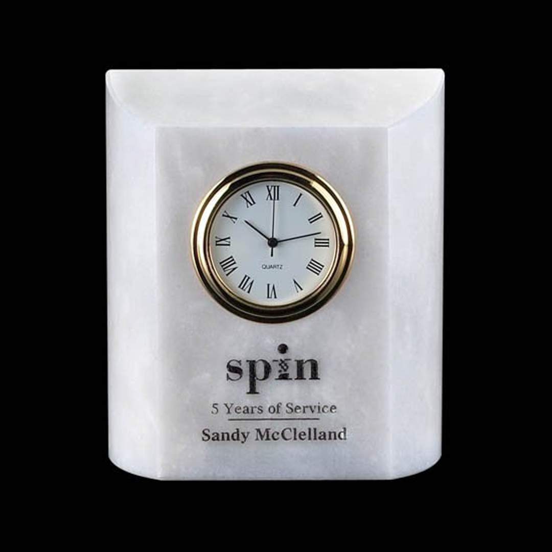 Ajax Marble Clock — CLM682