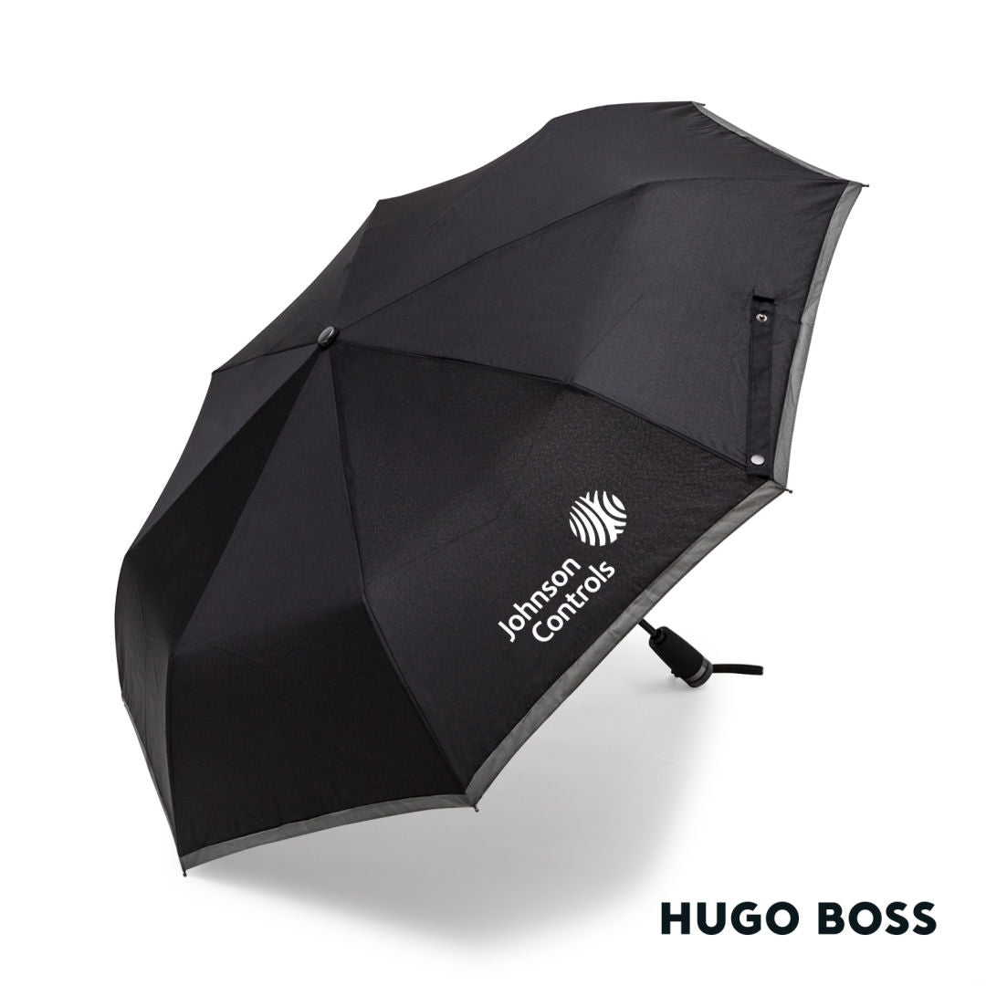 Hugo Boss Gear Pocket Umbrella – Black