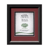 Omni Artisan Paper Certificate Framed Award