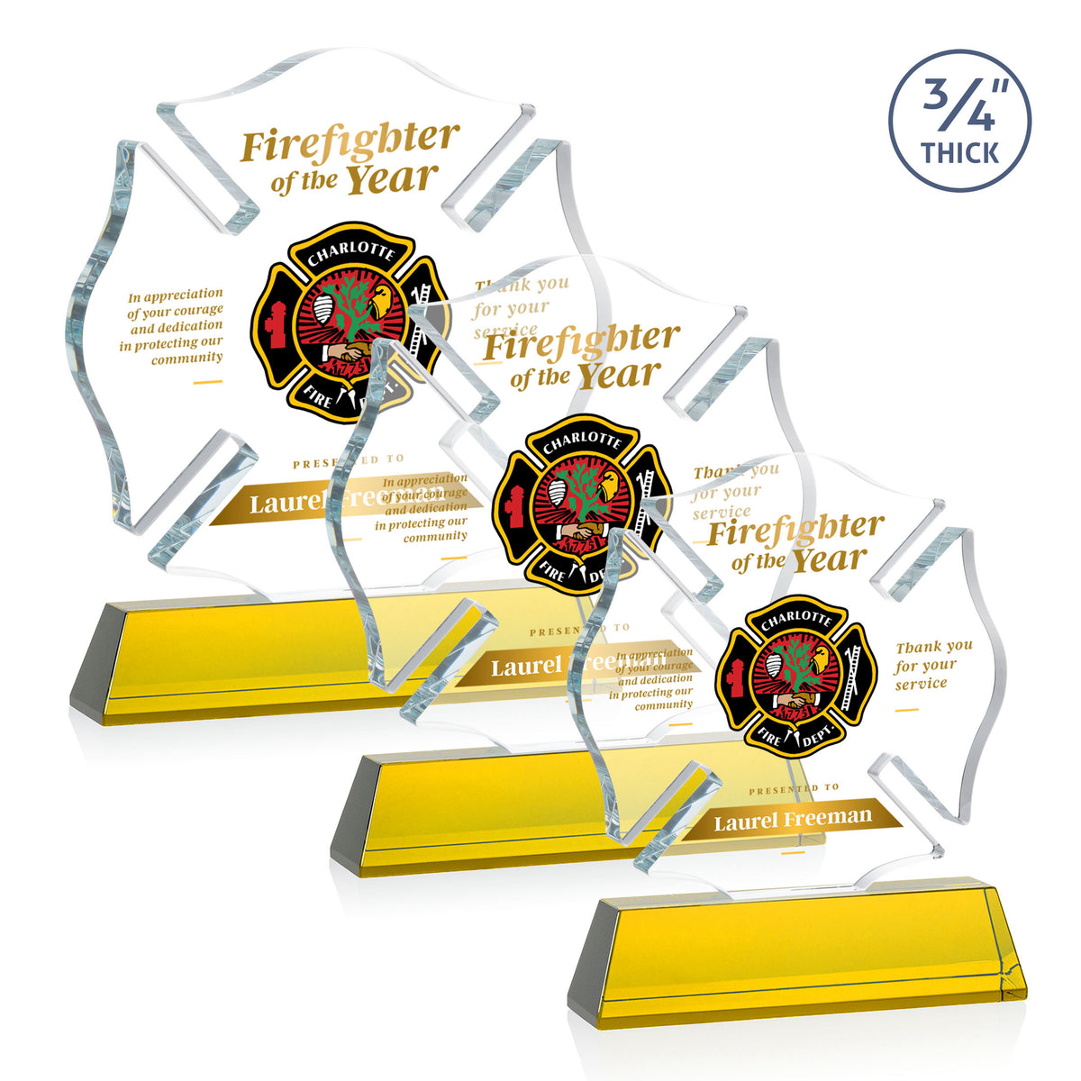 Maltese Cross VividPrint™ Award on Newhaven - Gold